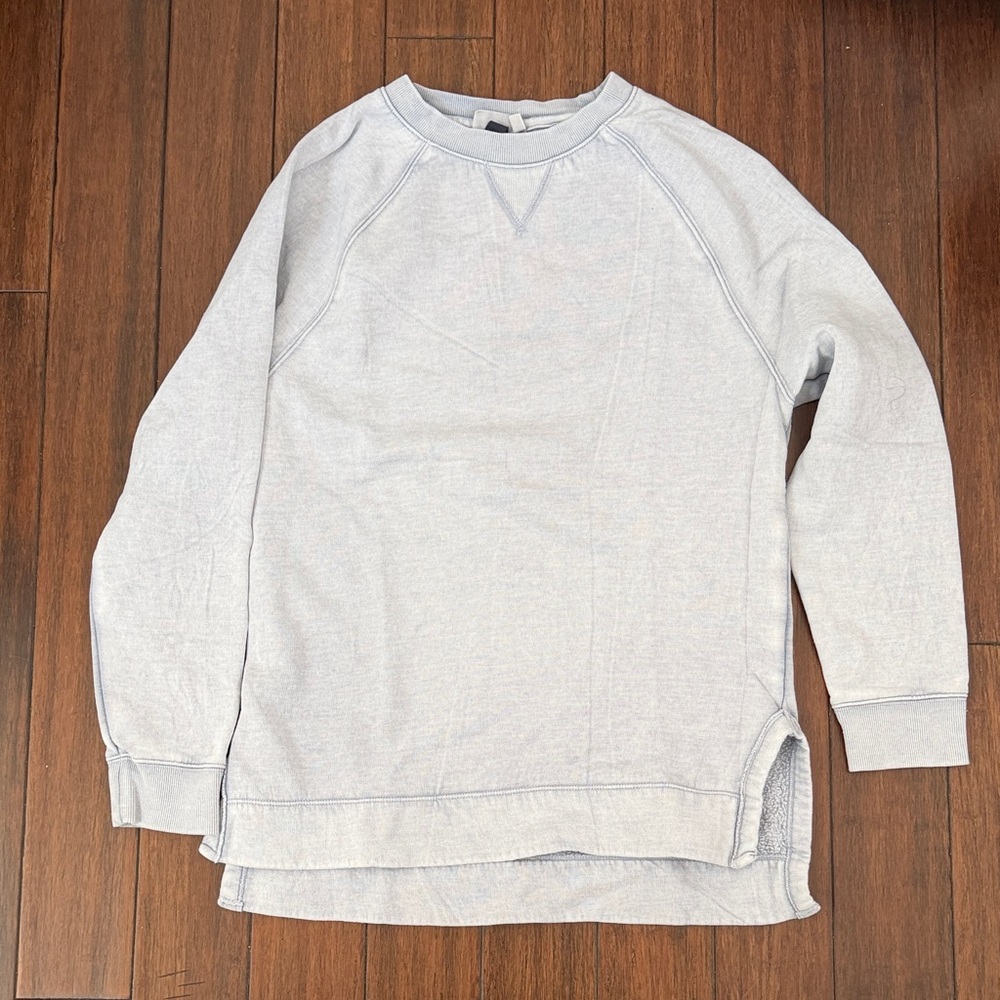 Universal Thread Heather Gray Longline Sweatshirt